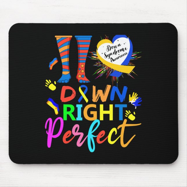 Mousepad Dia da Síndrome de Down Agita Sua Consciência T21  (Frente)