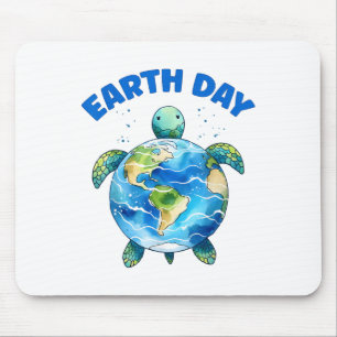 Mousepad Dia da Terra 2025 Tartaruga Marinha Salva O Planet