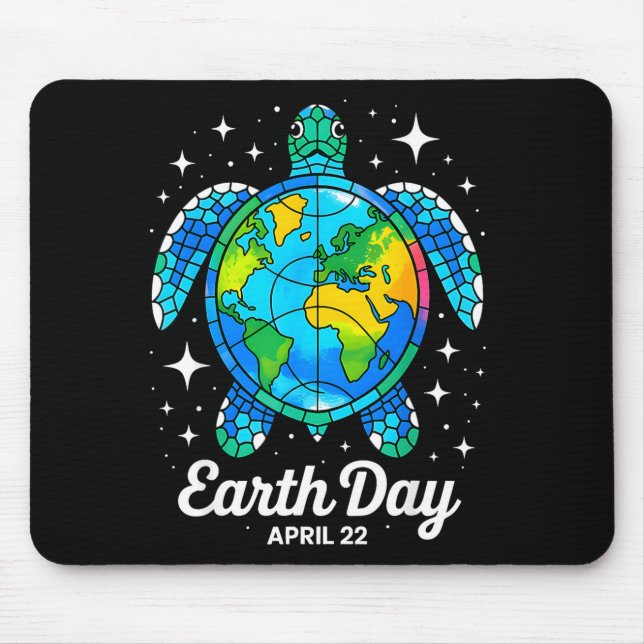 Mousepad Dia da Terra 2026 Restaurar Terra Mar Dia da Terra (Frente)