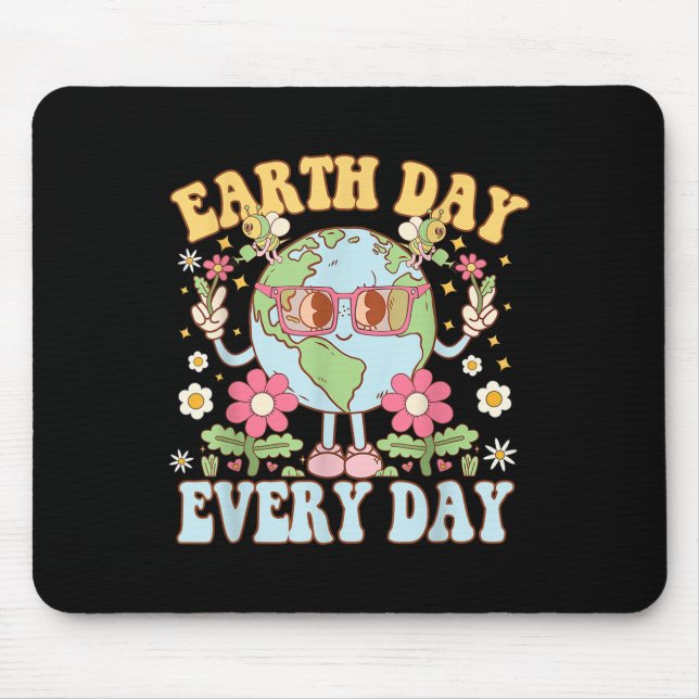 Mousepad Dia da Terra Todos os Dias Proteção Ambiental Dive (Frente)