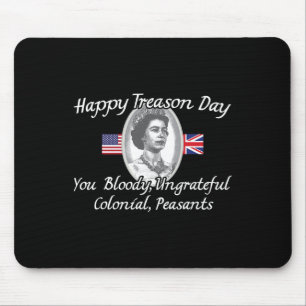 Mousepad Dia da traição Rei Charles Iii Inglês Funny 4th Of