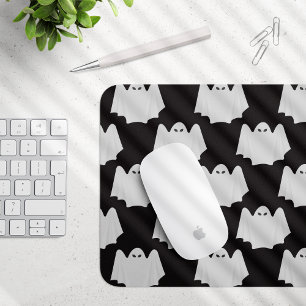 Mousepad Dia das Bruxas, Fantasma Assustador, Doce ou Trave