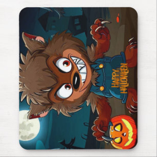 Mousepad Dia das Bruxas/Queda/Lobisomem/Cartoon