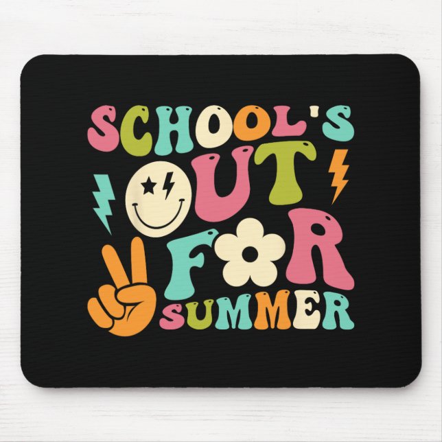 Mousepad Dia das Escolas de Groovy Fora para o Ensino de Ve (Frente)