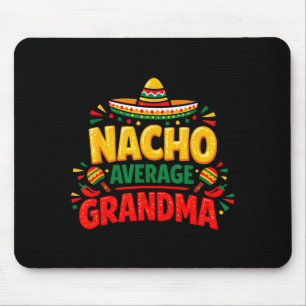 Mousepad dia das mães nacho avó média divertido cinco de