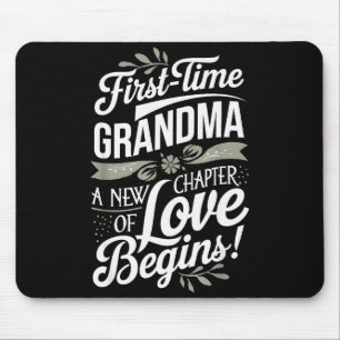 Mousepad Dia das Mães Primeira Vez Avó Fofo Nova Netinha