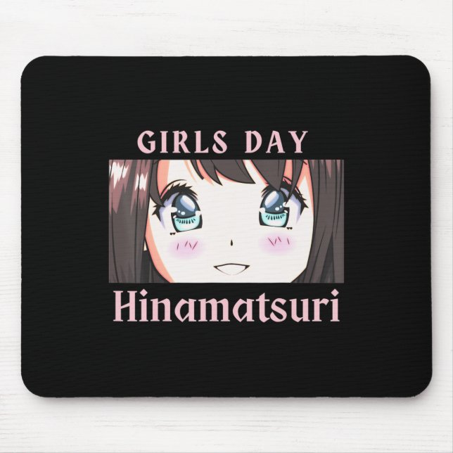 Mousepad Dia das Meninas de Animes Hinamatsuri feriado ou D (Frente)