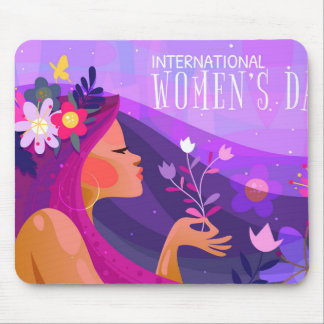 Mousepad Dia das Mulheres, Poder das Mulheres e Empoderamen