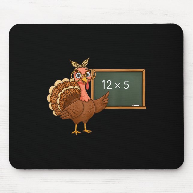 Mousepad Dia de Ação de Graças 67 Professor Seis Sete Meme  (Frente)