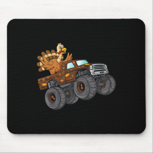 Mousepad Dia de Ação de Graças à Turquia a Caminhar Monstro