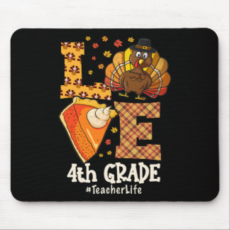 Mousepad Dia de Ação de Graças Amor 4ª Série Professor Peru