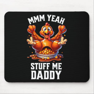 Mousepad Dia de Ação de Graças Humor Adulto Brega Sujo Peru