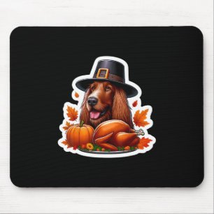 Mousepad Dia de Ação de Graças Proprietário de Cão Spinone