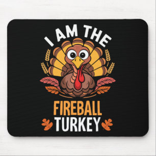 Mousepad Dia de Ação de Graças, sou o Foguete da Turquia.