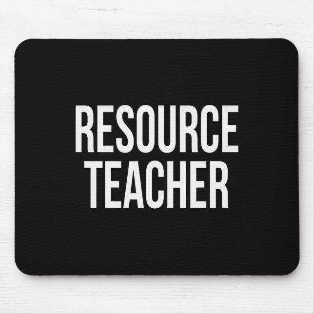 Mousepad Dia de Apreciação do Professor de Recursos Para Tr (Frente)