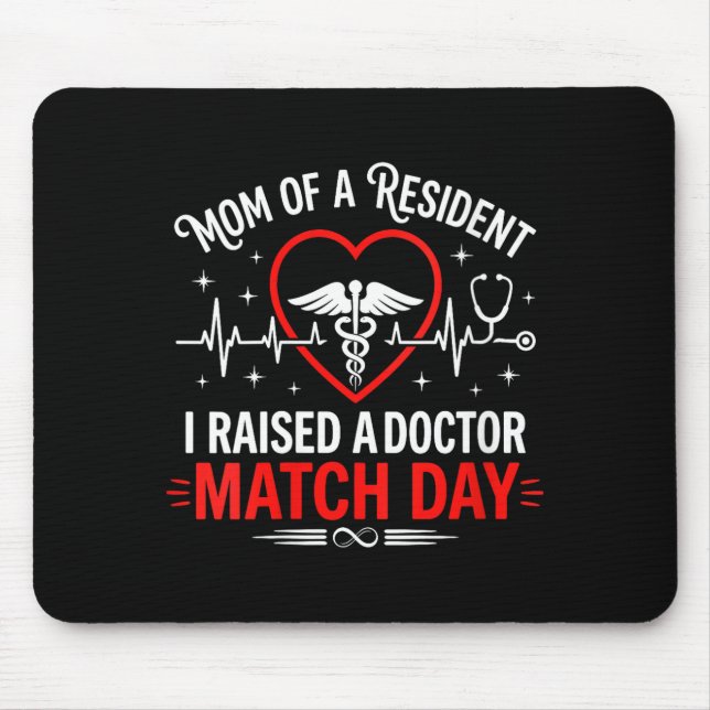 Mousepad Dia de aprovação da residência da mãe da mulher (Frente)