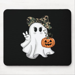 Mousepad Dia de as Bruxas engraçado Camouflage Camo Ghost H