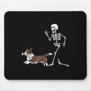Mousepad Dia de as Bruxas engraçado Cardigan Welsh Corgi E