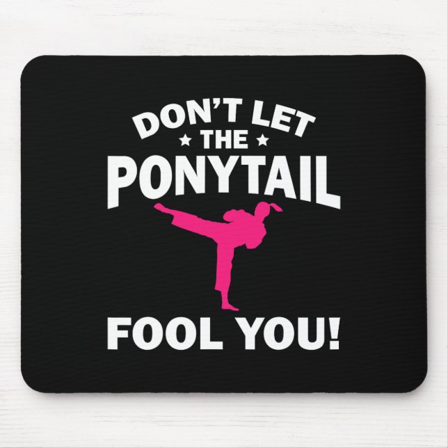 Mousepad Dia de as Bruxas engraçado de Mão Preto-Lover para (Frente)