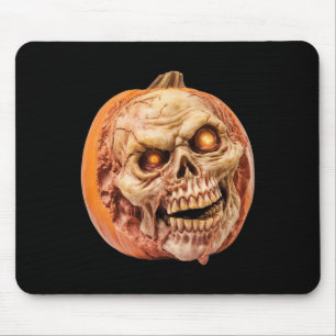 Mousepad Dia de as Bruxas engraçado De Pumpkin De Horror In