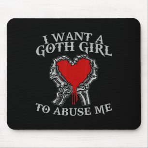 Mousepad Dia de as Bruxas engraçado Esqueleto Mão Eu Quero
