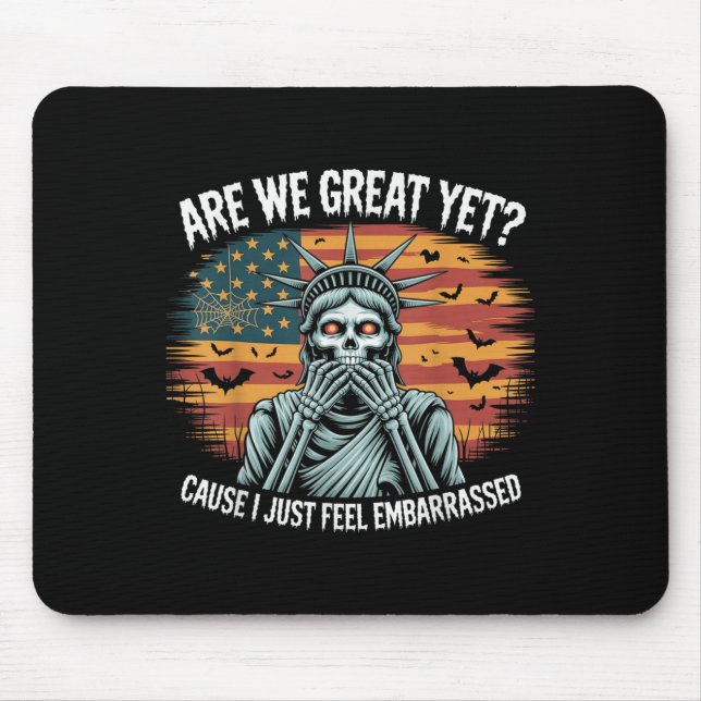Mousepad Dia de as Bruxas engraçado Somos Excelentes Ainda  (Frente)
