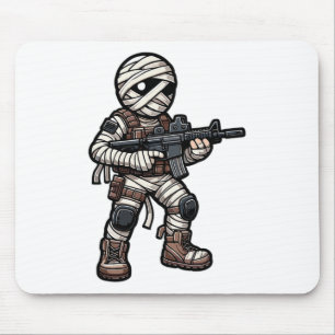 Mousepad Dia de as Bruxas engraçado Tático Exército Humano