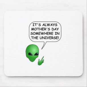 Mousepad Dia de as mães alienígena
