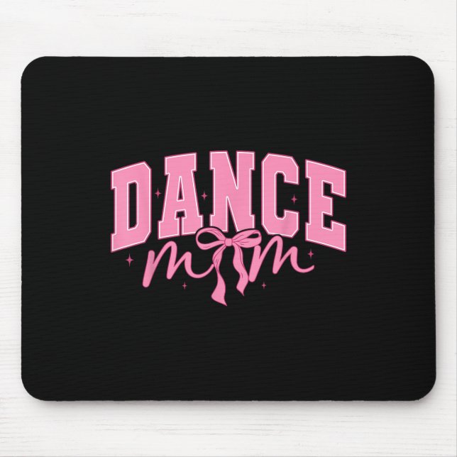 Mousepad Dia de as mães de Arco de dança mãe Balé de coquet (Frente)