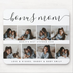 Mousepad Dia de as mães de Fotografias Preto e Branco Manus