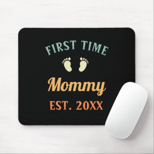 Mousepad Dia de as mães de Motherhood da Primeira Vez da Ma