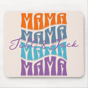 Mousepad Dia de as mães Tipografia Colorida Nome das Crianç
