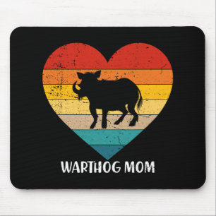 Mousepad Dia de as mães Vintage Warthog Mãe