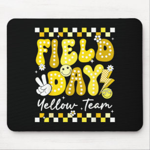 Mousepad Dia de campo time amarelo cor jogo competição home