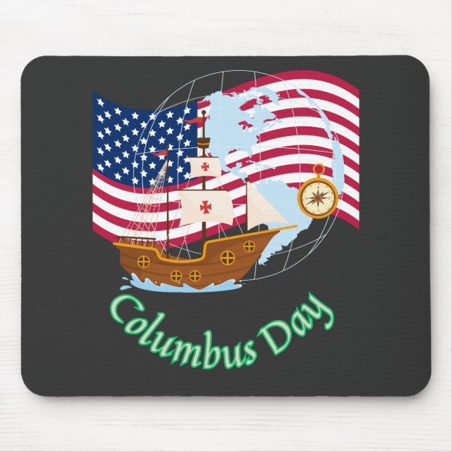 Mousepad Dia de Colombo (Frente)