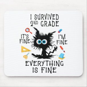 Mousepad Dia De Licenciação De Estudantes Eu Sobrevivi Ao s