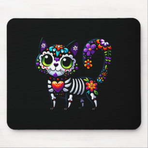 Mousepad Dia De Los Muertos Cinco De Mayo Cat Sugar Skype M