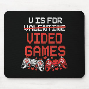 Mousepad Dia de os namorados de Jogo de Vídeo para Meninos