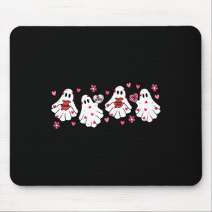 Mousepad Dia de os namorados Retro Ghost Boo Spookens Fanta