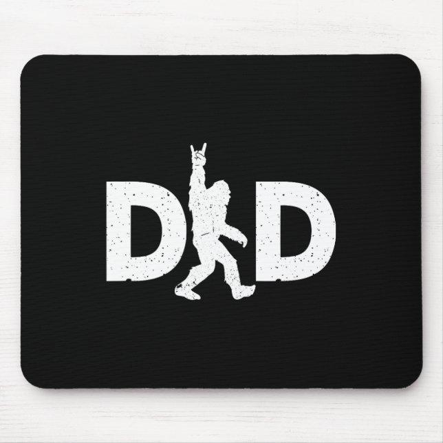 Mousepad Dia de os pais Bigfoot (Frente)