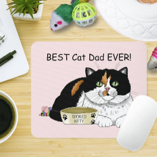 Mousepad Dia de os pais Calico Cat