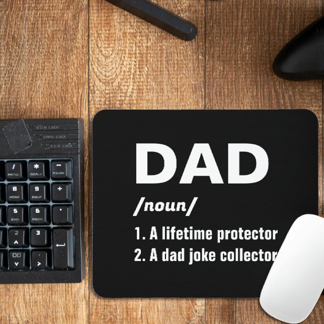 Mousepad Dia de os pais de definição de Pai engraçado (Funny Dad Definition Father's Day 
)