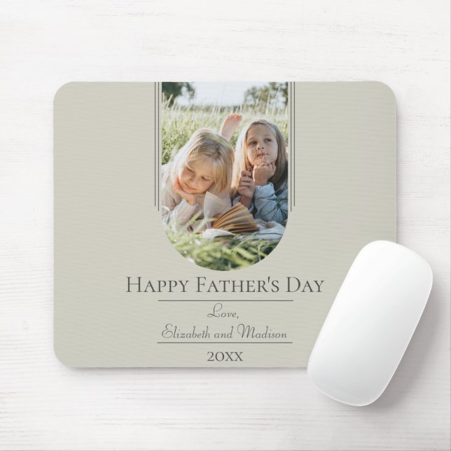 Mousepad Dia de os pais de Fotografia em Arch Moderno | Cer (Com mouse)