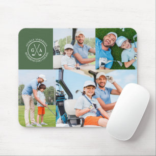 Mousepad Dia de os pais de Monograma Multifotográfico de Go