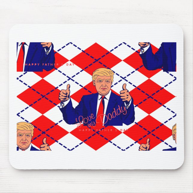 Mousepad dia de os pais do Donald (Frente)