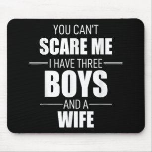 Mousepad Dia de os pais dos Mens, não me assusta, tenho 3 B