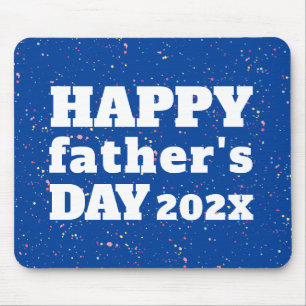 Mousepad Dia de os pais Feliz Splatter Azure Azure Azure Az