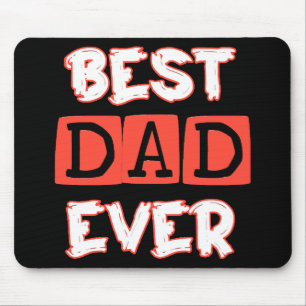 Mousepad Dia de os pais love Best Pai ever - Tributação t