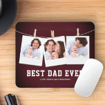 Mousepad Dia de os pais | Melhor Colagem de Fotografias Eve<br><div class="desc">Carregue suas fotos favoritas e adicione seus nomes para fazer seu próprio presente personalizado de dia de os pais.</div>