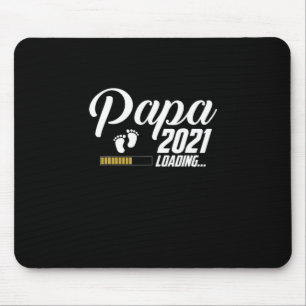 Mousepad Dia de os pais Papa Carregando 2021 Primeira Vez